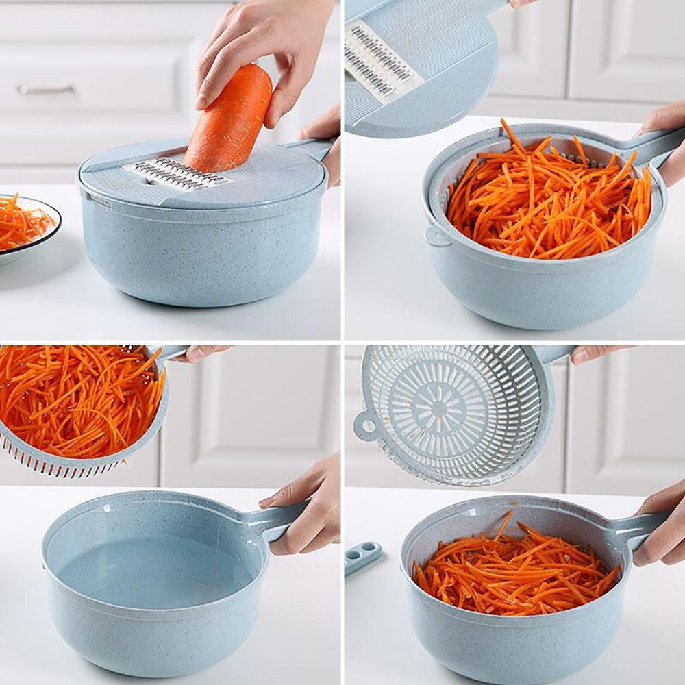 8-in-1 Mandoline Slicer & Vegetable Cutter