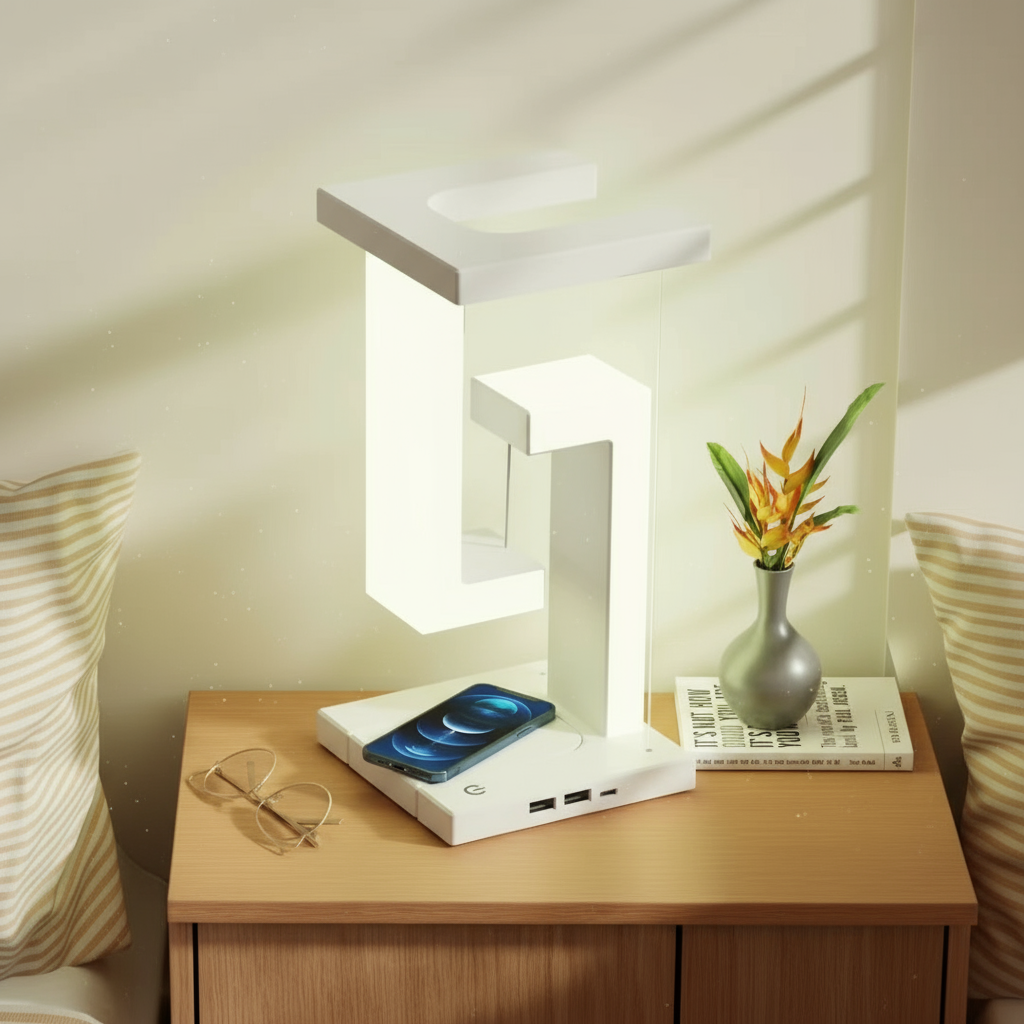 Lamp with Wireless Charging